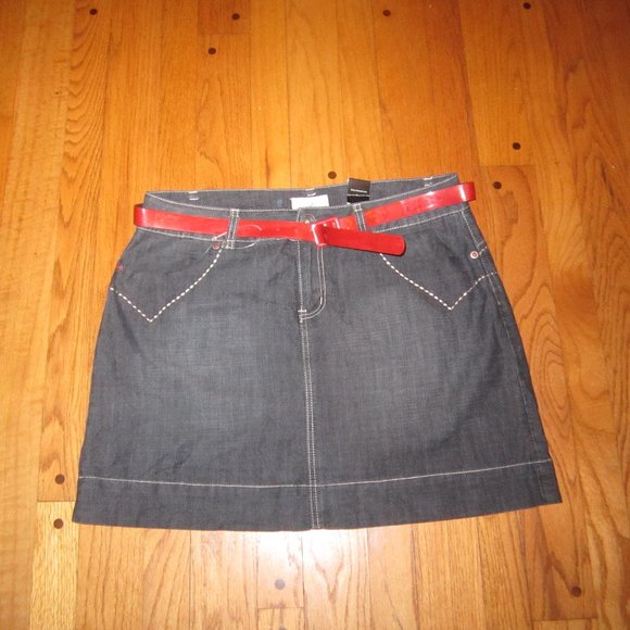 size 16 jean skirt